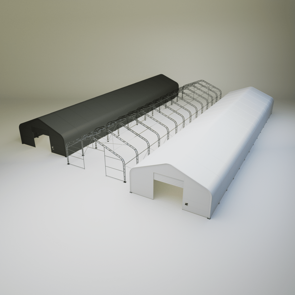 Sedlová hala 10m x 61m x 5