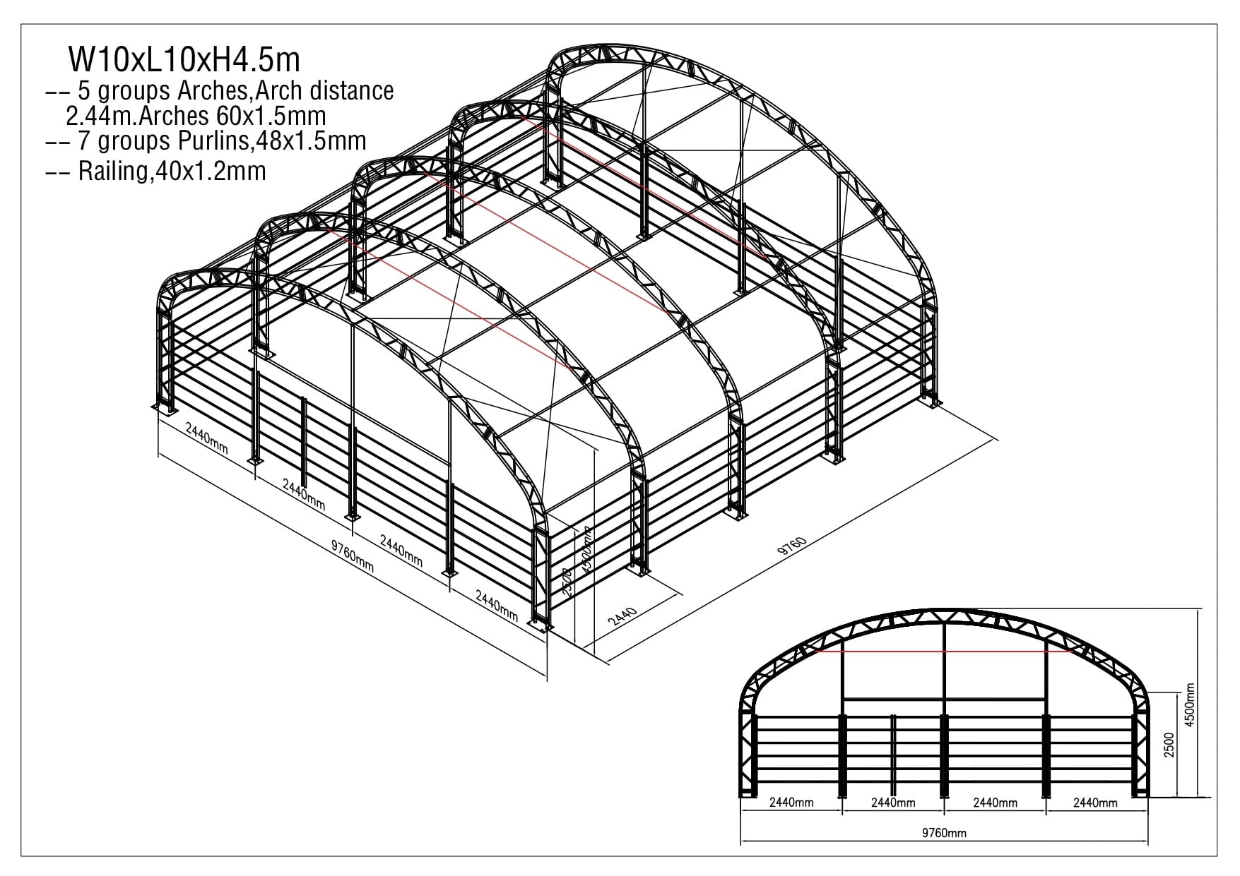 76m x 9