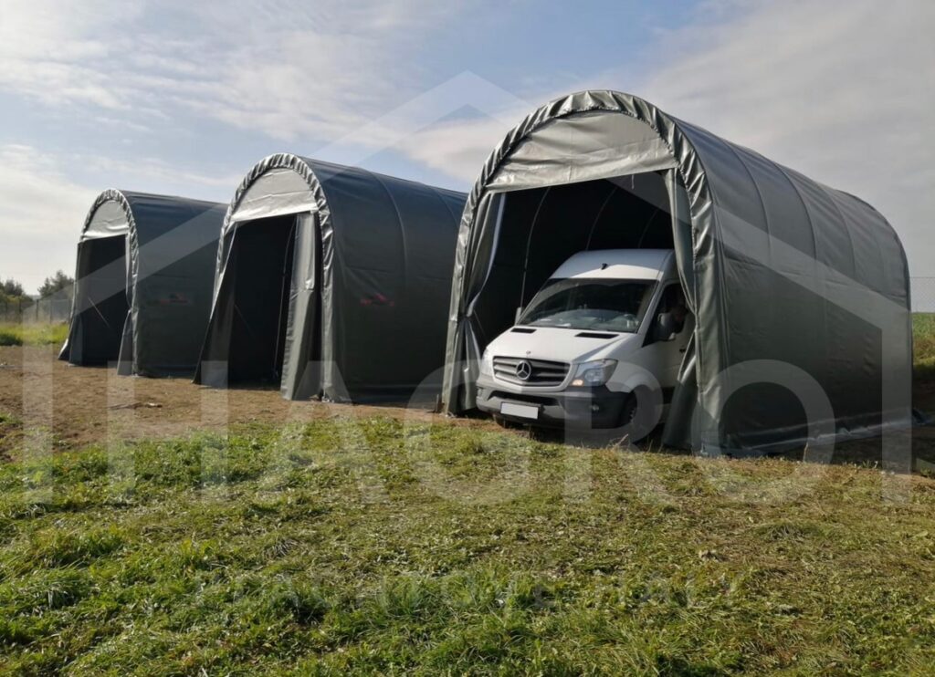Realizácia prístrešku pre karavany od spoločnosti Hagro