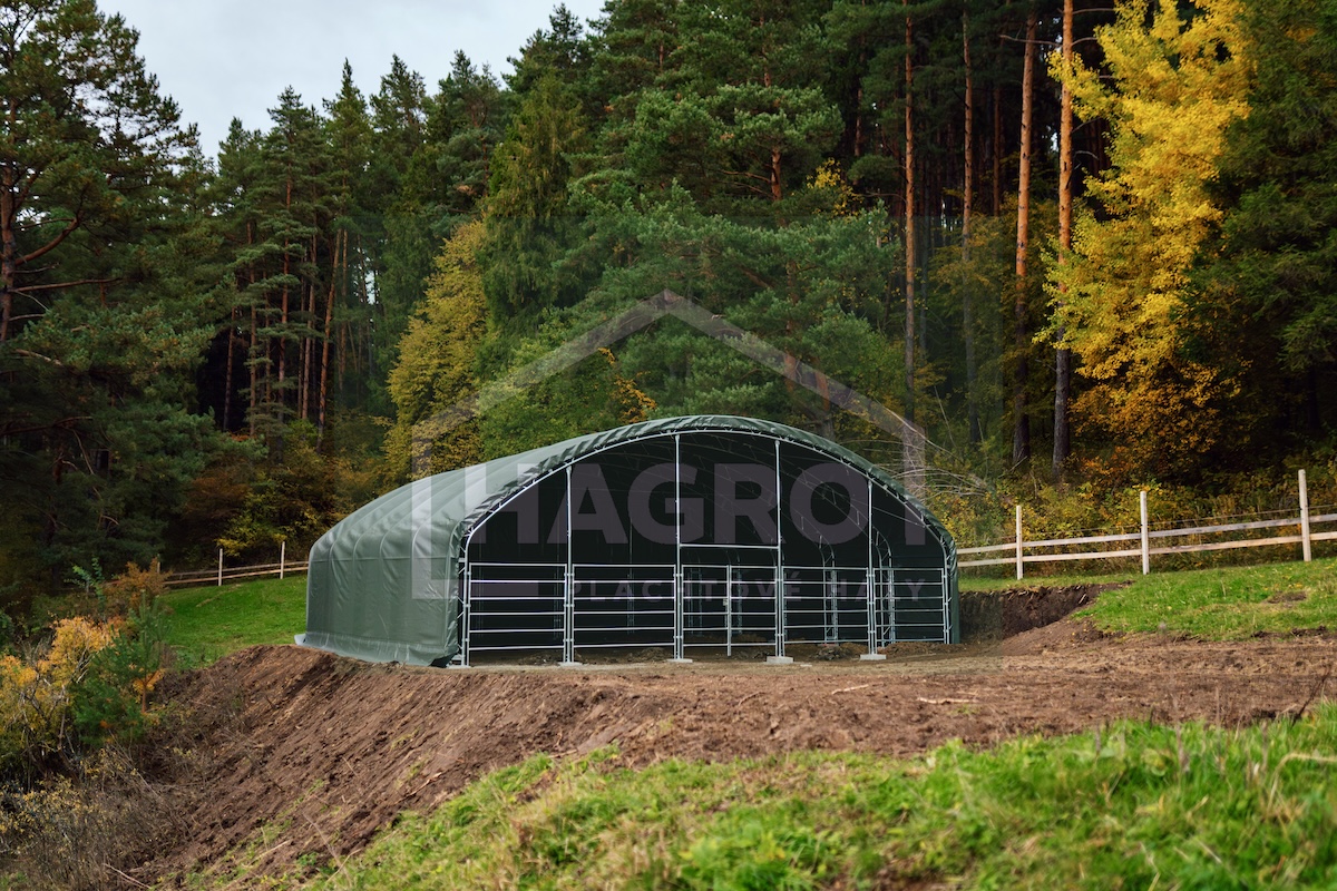 Realizácia prístrešku pre zvieratá a seno Hagro