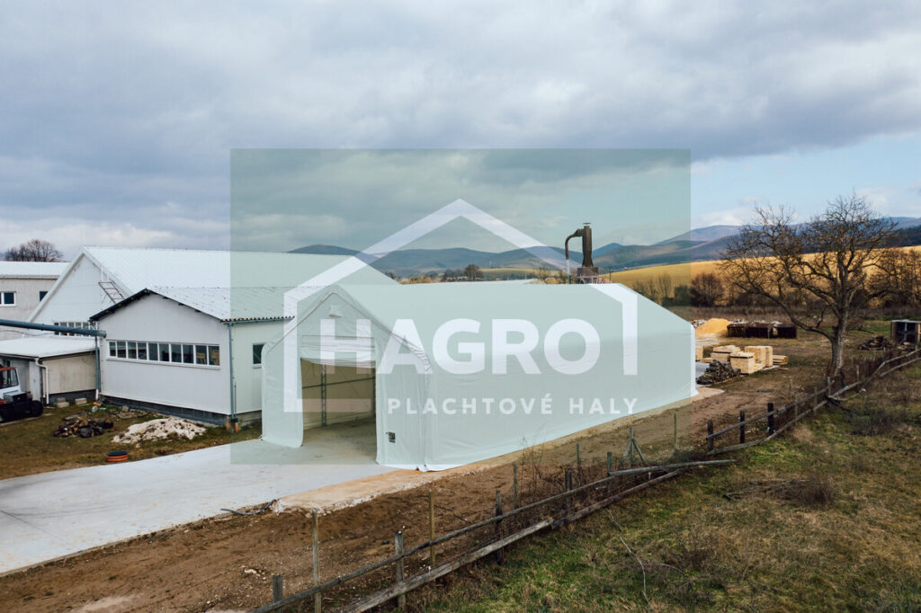 Realizácia sedlovej plachtovej haly Hagro