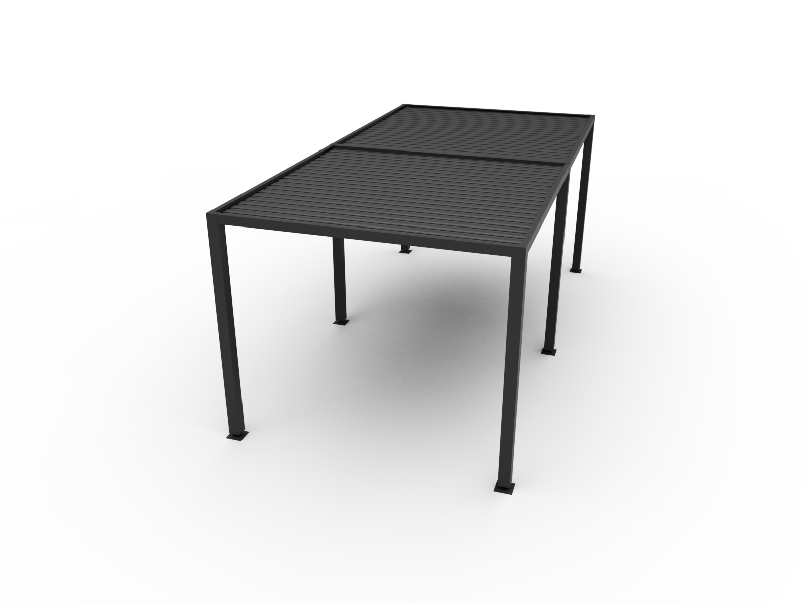 Automatická pergola s LED 3m x 6m x 2
